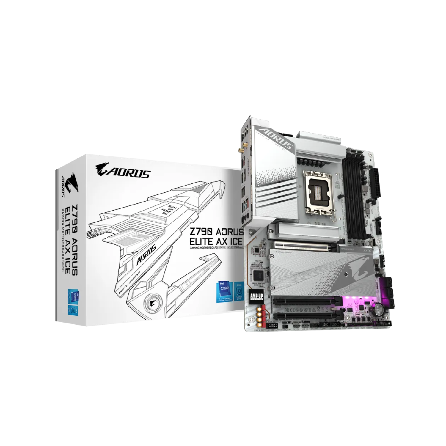 Gigabyte Z790 AORUS ELITE AX ICE DDR5 Motherboard - Laptops Direct